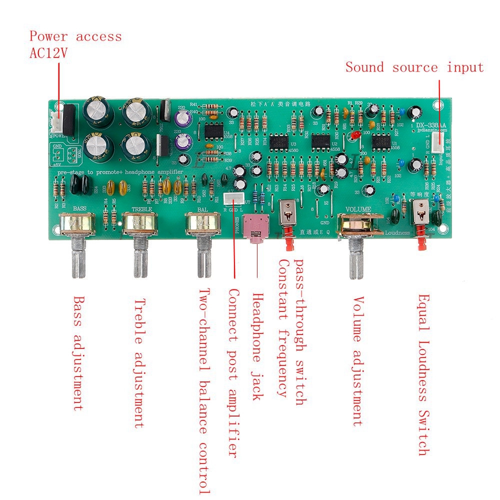 DX338A-Series-Front-Tuner-Board-Amplifier-Front-Board-Preamp-Tone-Board-1641082