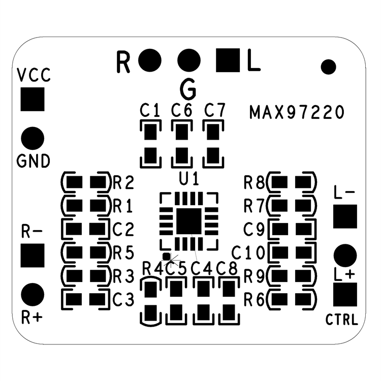 MAX97220-Differential-to-Balanced-Power-Amplifier-Board-Single-Channel-Output-AMP-HIFI-DC-25-55V-1744682