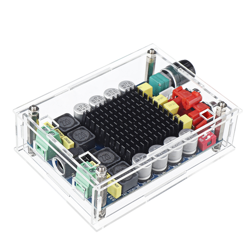 TDA7498-Stereo-2X100W-Dual-Channel--High-Power-Digital-Computer-Power-Amplifier-with-Acrylic-Shell-1745435