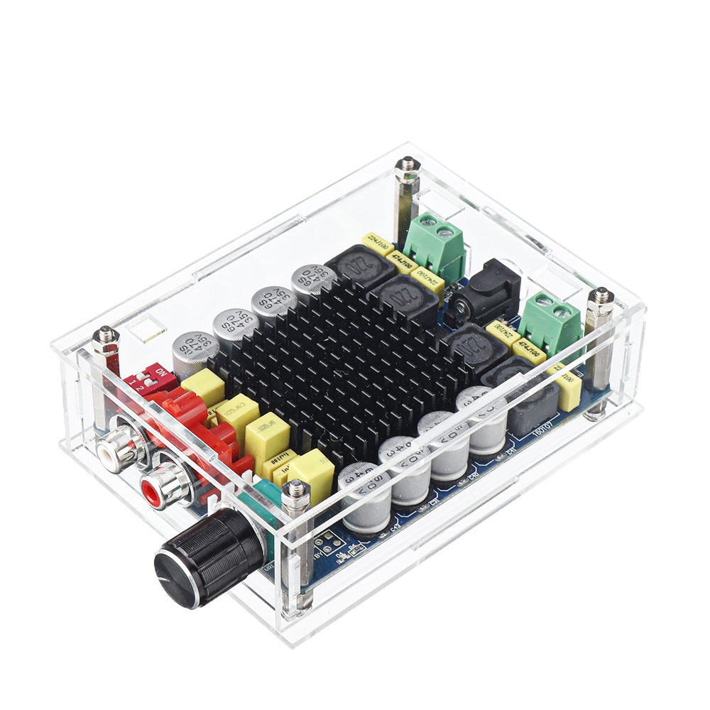 TDA7498-Stereo-2X100W-Dual-Channel--High-Power-Digital-Computer-Power-Amplifier-with-Acrylic-Shell-1745435