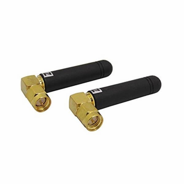 Elecbee RF Module Antenna 433MHz 3dBi with 90 Degree SMA Male Connector