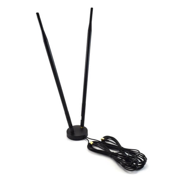 Elecbee 3G/4G LTE 9dBi Dual Omni Antenna SMA Male Indoor