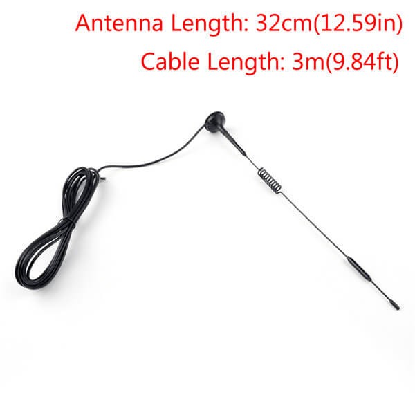 Elecbee 7dBi 4G LTE Antenna TS9 Male Magnetic Base Wireless Signal Booster 3m Cable
