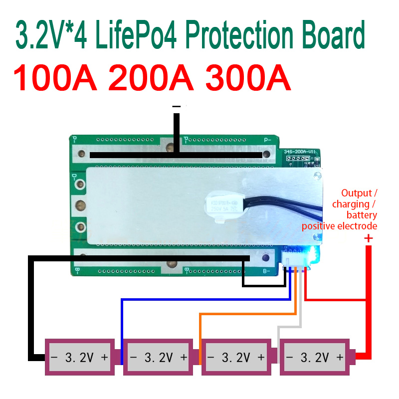 4S-100A-200A-300A-32V-LifePo4-Lithium-Iron-Phosphate-Protection-Board-128V-High-Current-Inverter-BMS-1738187