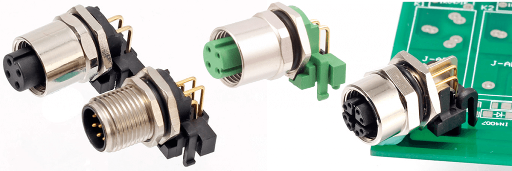 A Code B code D Code X Code 4 5 6 8 12 Pin Right Angle M12 90 Degree Connector Socket