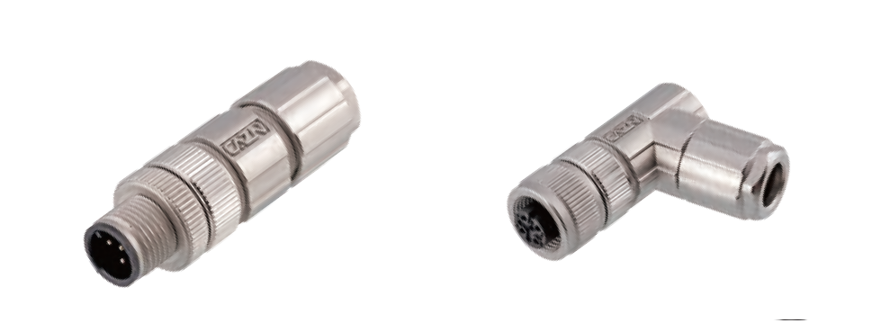 Solder Termination 90 Degree M12 Right Angle Connector
