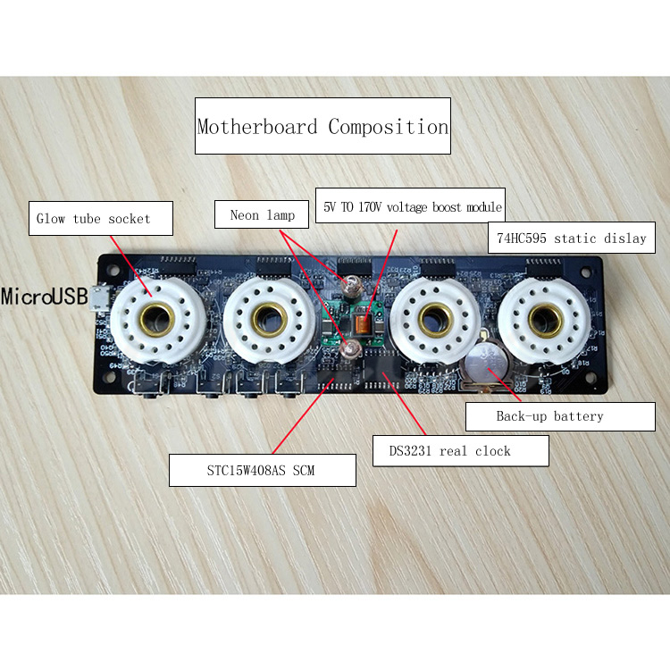 4-digit-Integrated-Glow-Clock-QS30-with-Remote-Control-without-Tubes-Development-Board-Nixie-Clock-1679446