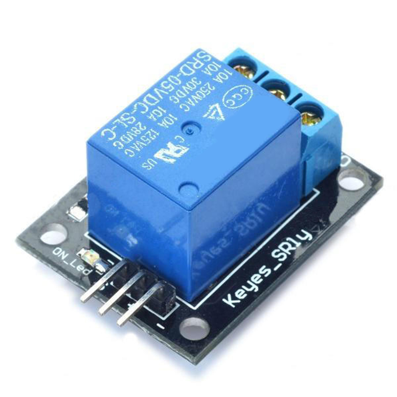 Elecbee 2Pcs 5V 1 Channel Relay Module One Channel Relay Expansion Module Board