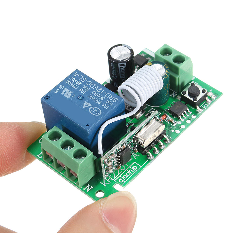 Elecbee 3PCS 315MHz 220V 10A 1CH Channel Wireless Relay Remote Control Switch Receiver
