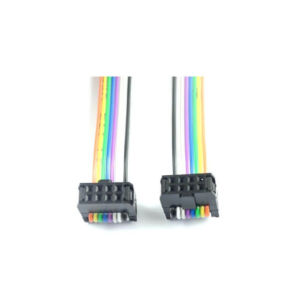 Elecbee 2.54mm 2x4 Pin 8 Pin 8 Wire IDC Flat Ribbon Cable Length 30CM