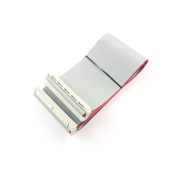 Elecbee 2.54mm Pitch 2x25 Pitch 50 Pin 50 Wire IDC Flat Ribbon Cable Length 50CM