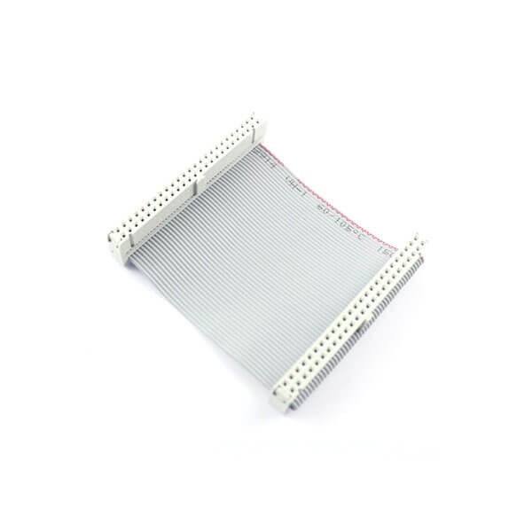 Elecbee 2.54mm Pitch 2x25 Pitch 50 Pin 50 Wire IDC Flat Ribbon Cable Length 7CM