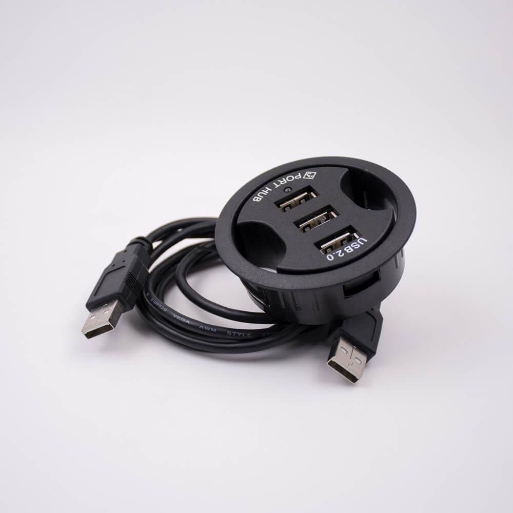Elecbee USB 3 Car Charger Car Modified USB2.0 Charger For Mobile Phone