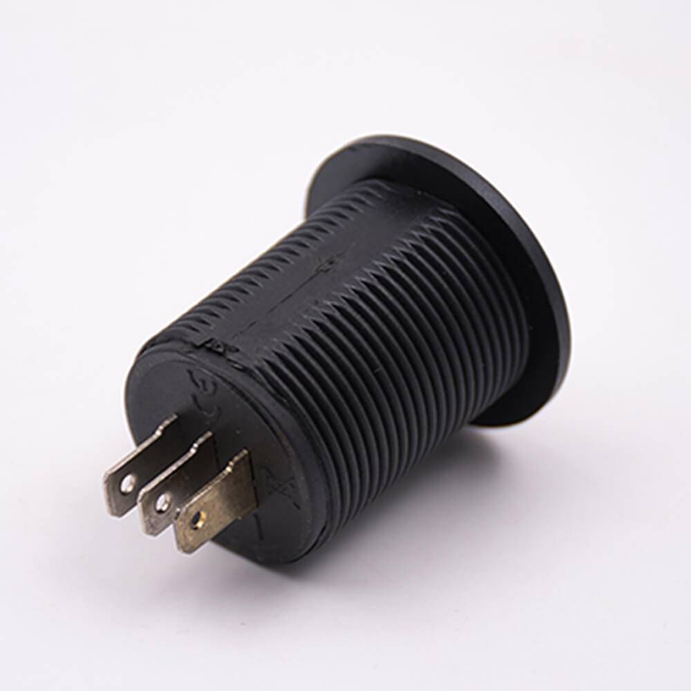 Elecbee Digital Voltage And Current Display Socket Car Digital Display Meter