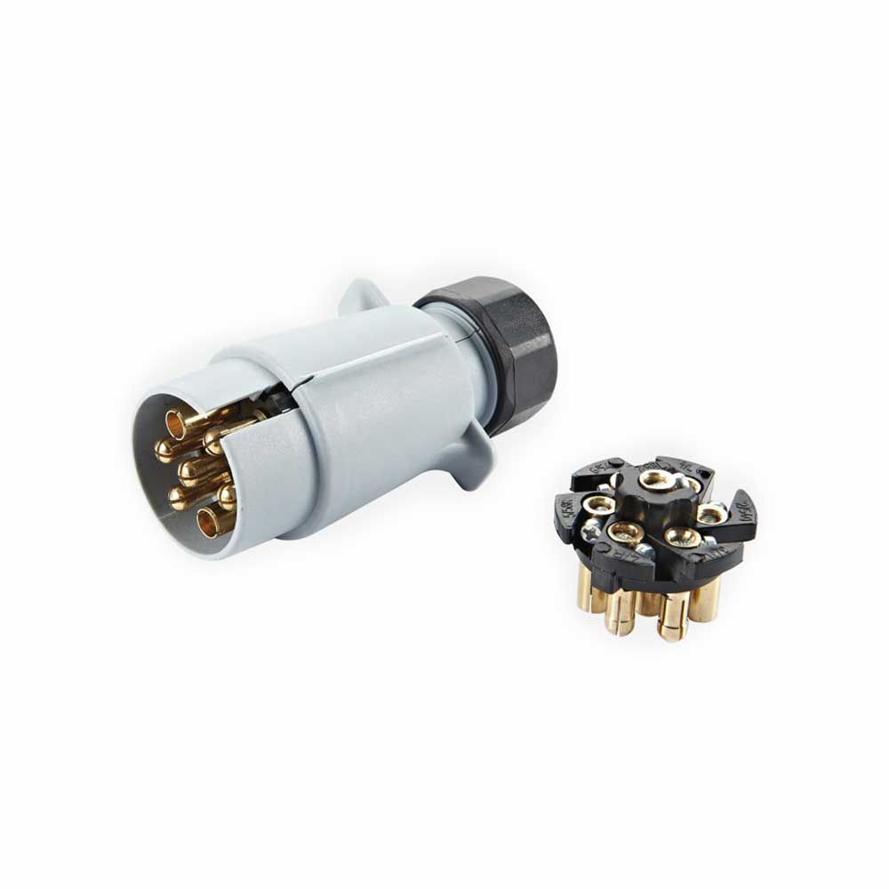 Elecbee Trailer Adapter 7 Pin Trailer Plug Connector with PVC