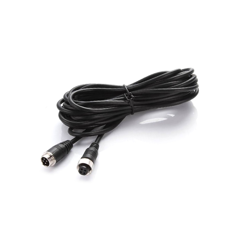 Elecbee 10pcs GX12 Aviation Connector  4pin  straight   Male  to straight  Female Butt-Joint Type with  1M Cable Butt-Joint Type