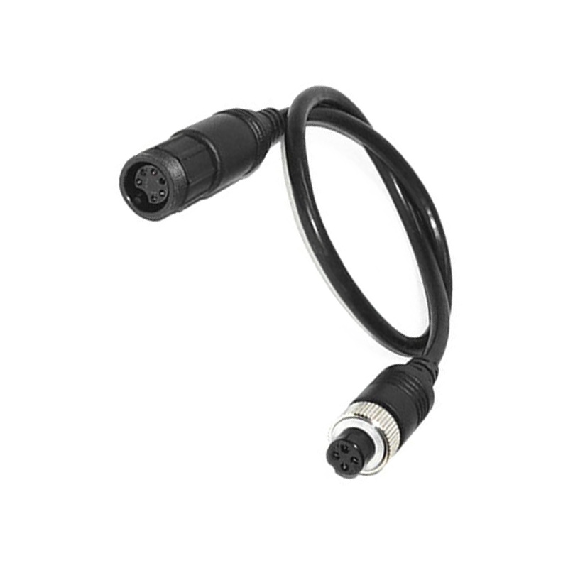 Elecbee 10pcs GX12 Aviation Connector  6pin  straight   Female  to 4pin  straight  Female Butt-Joint Type with  30CM Cable
