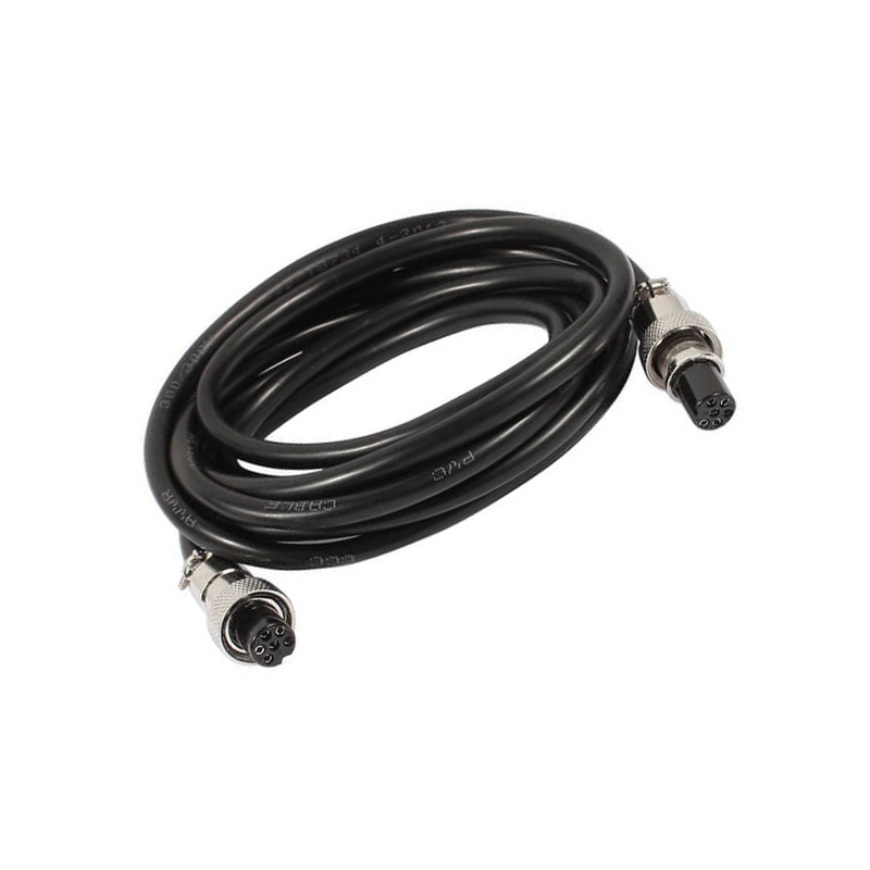Elecbee 10pcs GX12 Aviation Connector  6pin  straight   Female  to straight  Female Butt-Joint Type with  1M Cable Butt-Joint Type