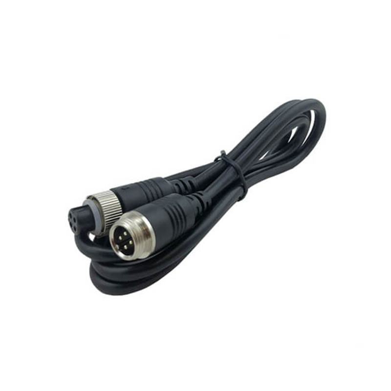 Elecbee 10pcs GX12 Aviation Connector  4pin  straight   Male  to straight  Female Butt-Joint Type with  1M Cable Butt-Joint Type