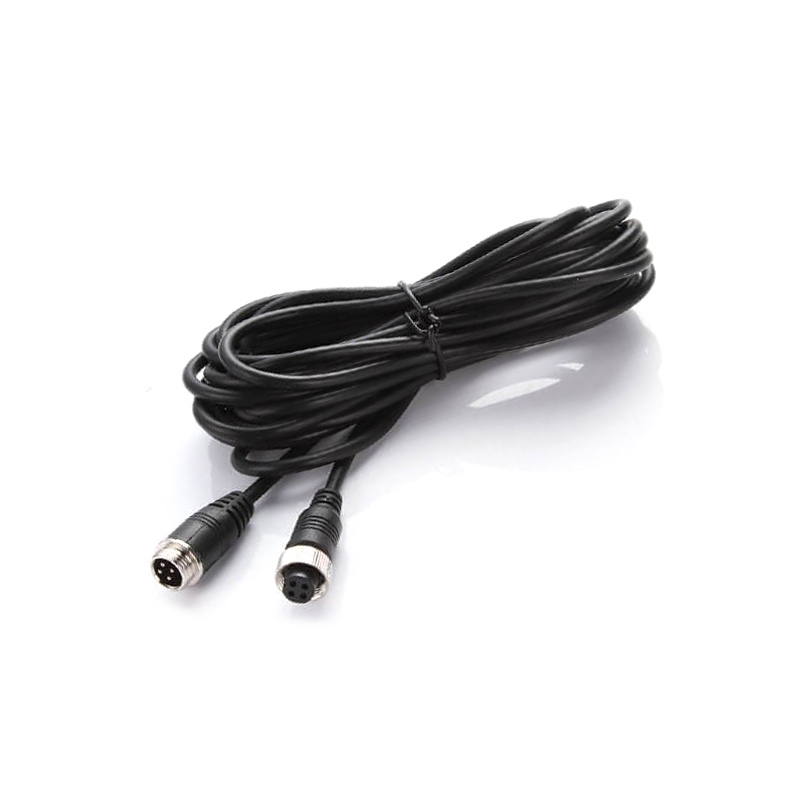 Elecbee GX12 Aviation Connector  4pin  straight   Male  to straight  Female  with  1M Cable