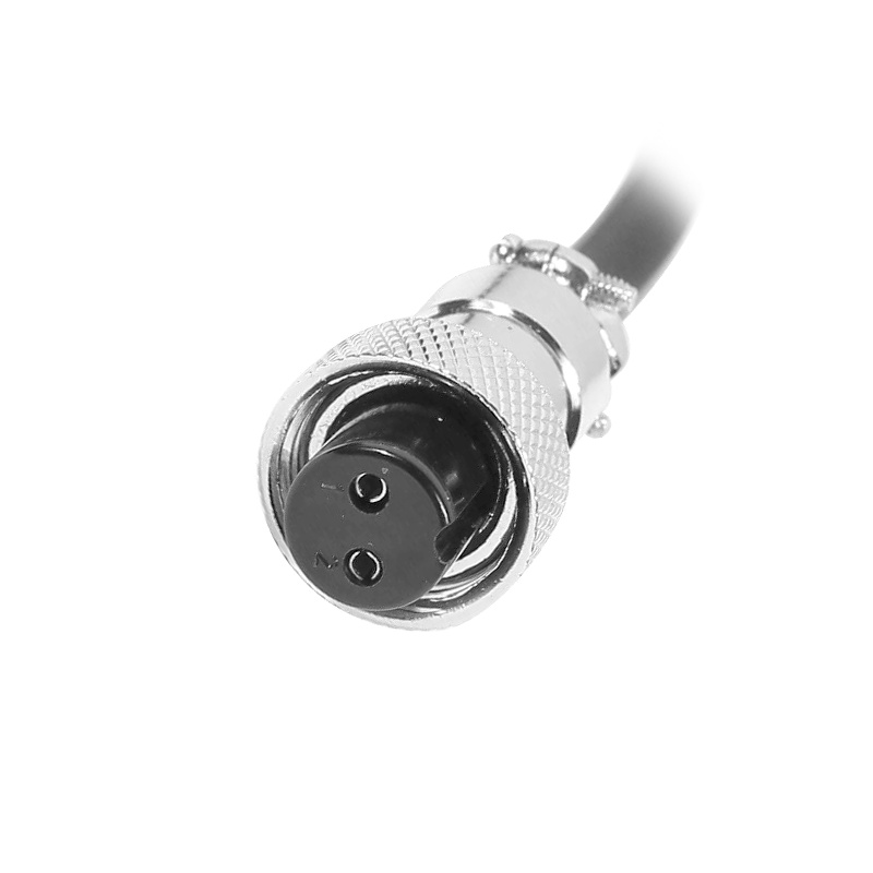 Elecbee GX12 Aviation Connector Butt-Joint Type 2pin  straight   Female with  1M Cable