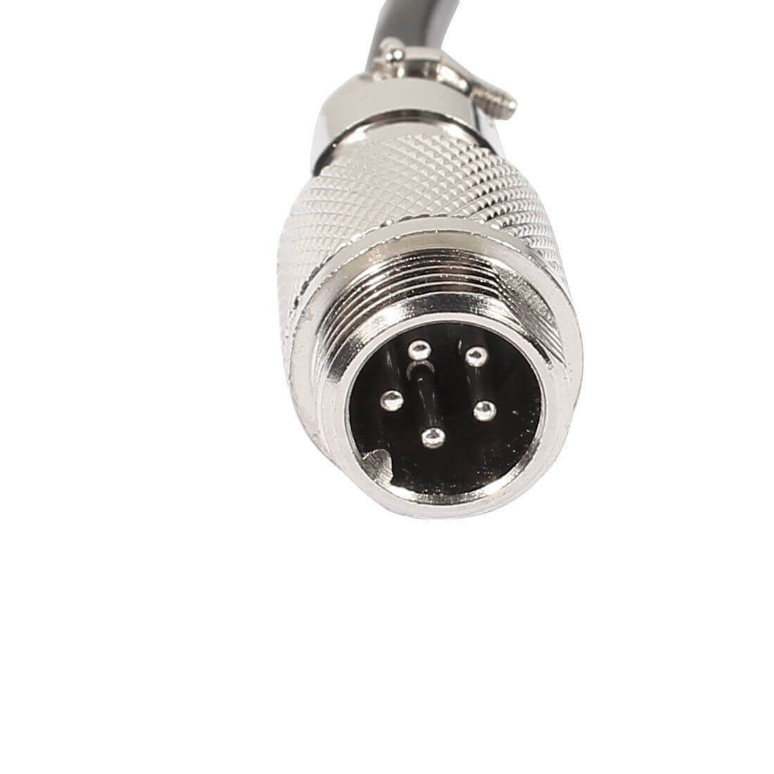 Elecbee GX12 Aviation Connector Butt-Joint Type 5pin  straight   Male with  1M Cable