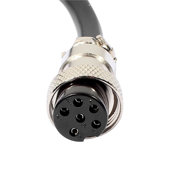 Elecbee 10pcs GX16 Aviation Connector Butt-Joint Type 6pin  straight   Female with  1M Cable
