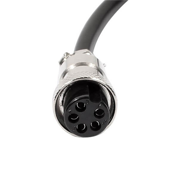 Elecbee 10pcs GX16 Aviation Connector  5pin  straight   Female  to straight  Female Butt-Joint Type with  1M Cable Butt-Joint Type