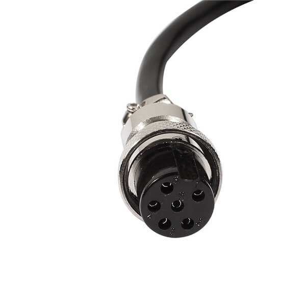 Elecbee 10pcs GX16 Aviation Connector  6pin  straight   Male  to straight  Female Butt-Joint Type with  1M Cable Butt-Joint Type