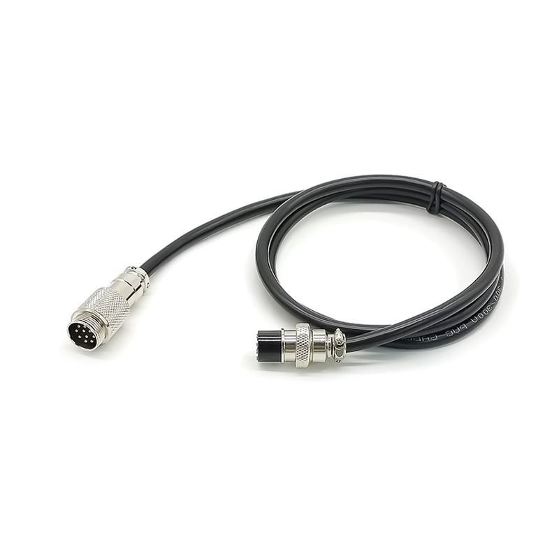 Elecbee GX16 Aviation Connector  10pin  straight   Male  to straight  Female  with  1M Cable