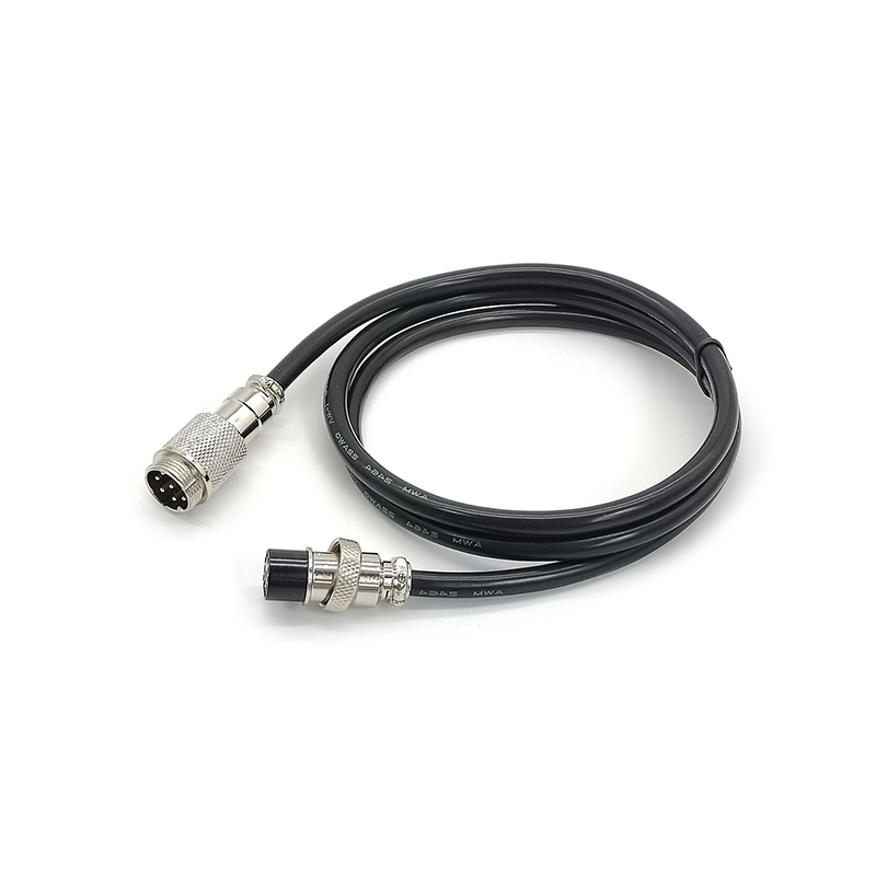 Elecbee GX16 Aviation Connector  8pin  straight   Male  to straight  Female  with  1M Cable