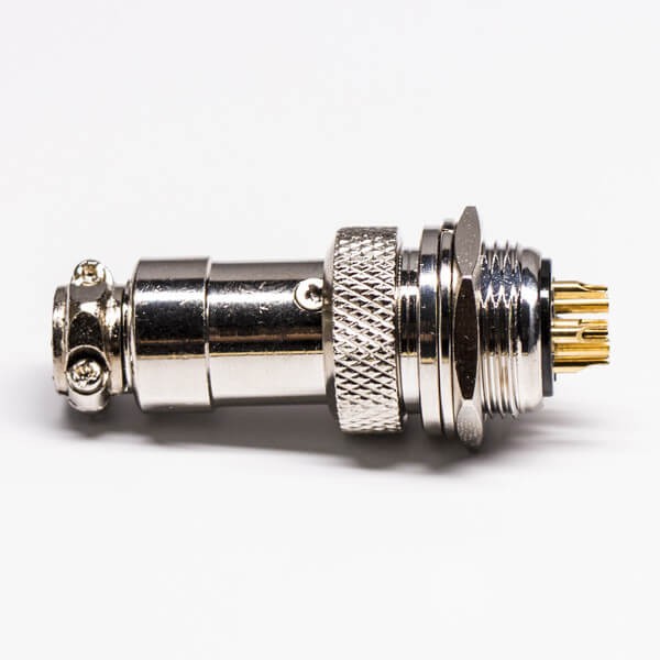 Elecbee 10sets Reverse GX16 Aviation connector  Male and Female (one Pair) 6pin StraightPanel mount Solder Type  connector