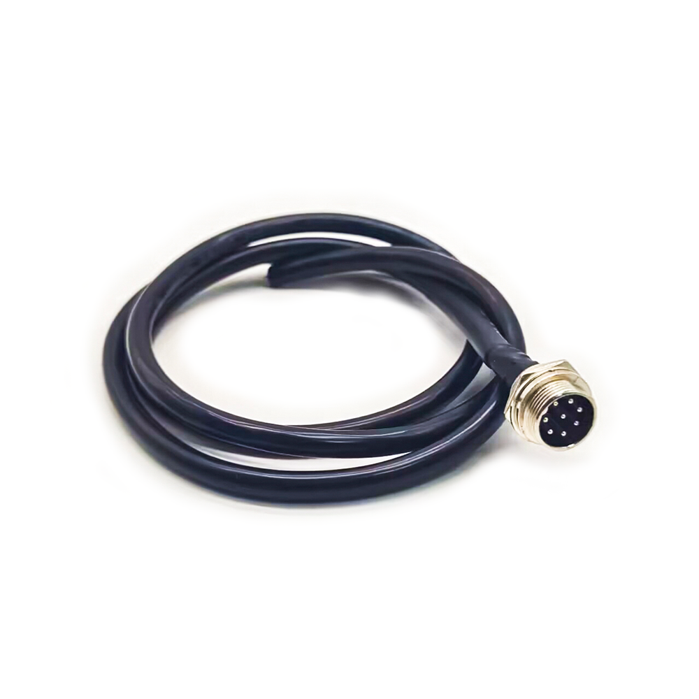 Elecbee GX16 Aviation Connector Panel mount 8pin  straight   Male with  1M Cable