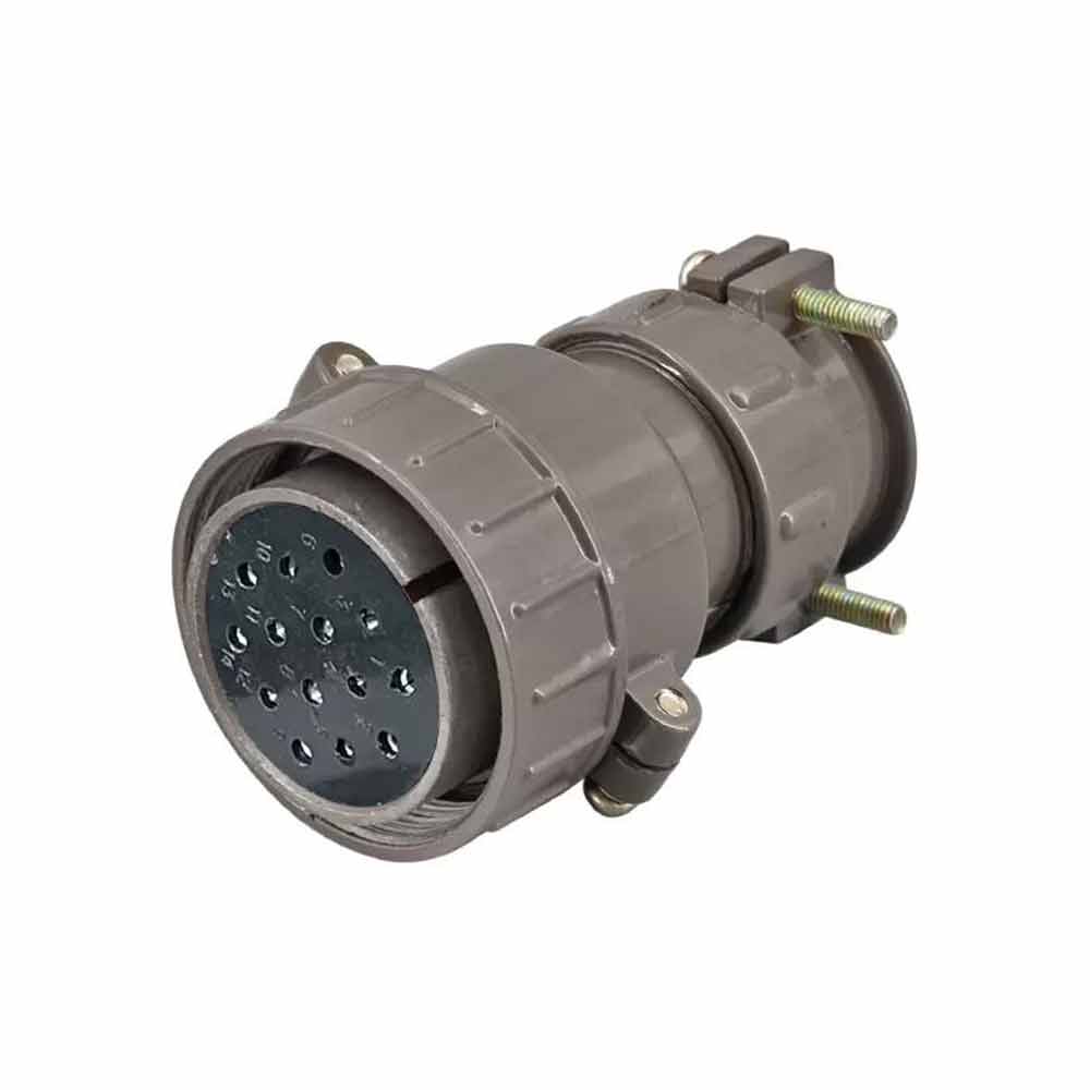 Elecbee P40 14 Pin Female Plug Straight Soldered P40K4Q Aviation Connector