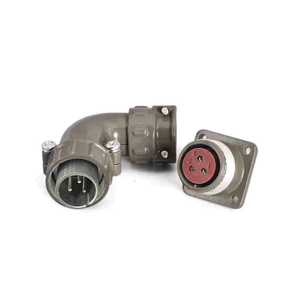 Elecbee P40 3 Pin Male Plug and Female Socket Reverse Set P40J1S Pin + P40K1A Socket