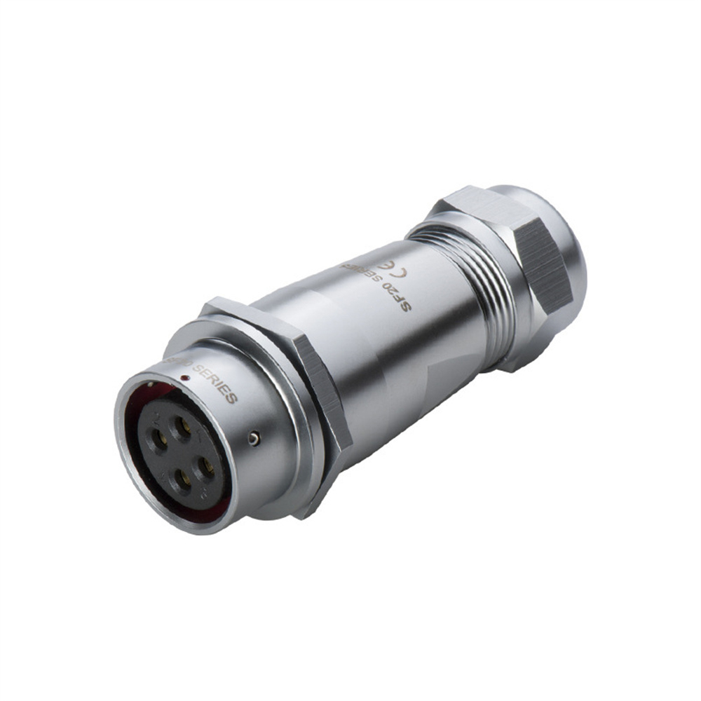 Elecbee SF2012/S2-2 Waterproof Male Socket Rear-nut Mount Screw