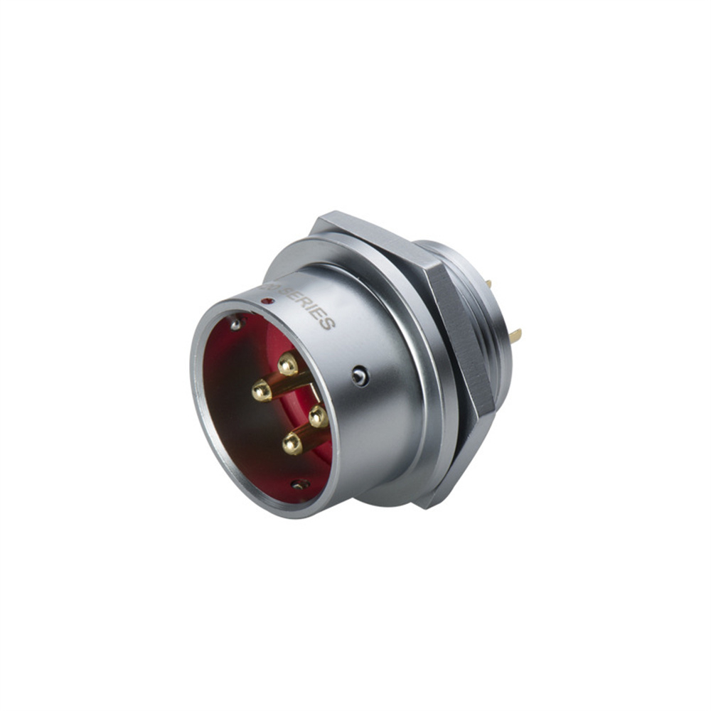 Elecbee SF2015/P2-3 Waterproof Male Socket Front-nut Mount Crimp