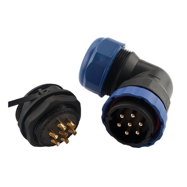 Elecbee 12 Pin Circular Connector Plug Socket Wire Connector for Lights