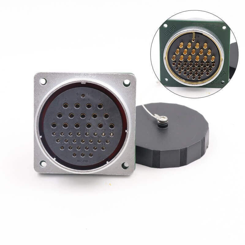Elecbee 40pin TE+Z Straight Connector WF55 series Male Plug and Female Jack Connector Aviation plug Socket