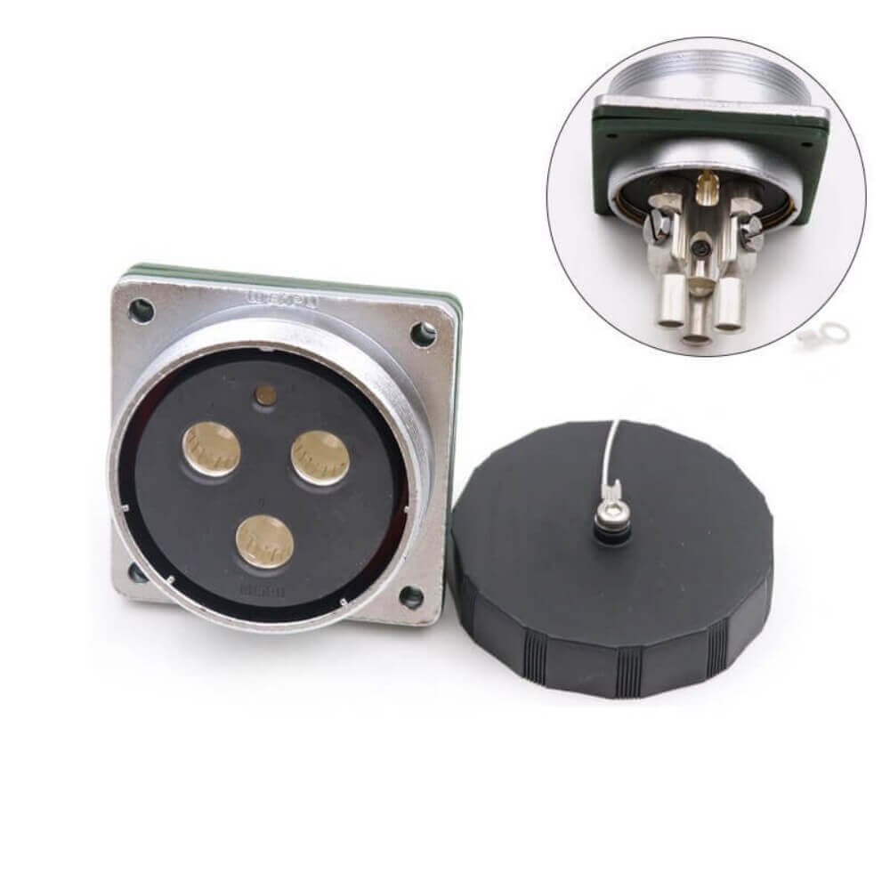 Elecbee Aviation Circular Waterproof Male Plug and Female Socket TE+Z WF55/4pin Straight Connector