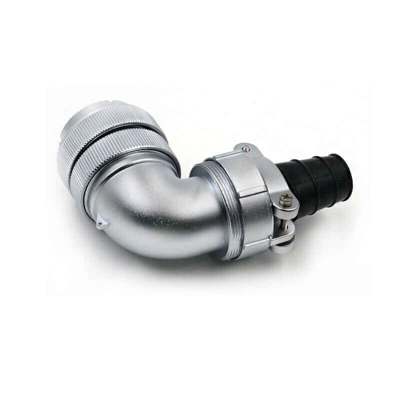 Elecbee Aviation Male Plug and Female Socket WF48/42 pin Right Angle TV+Z Waterproof Circular Connector