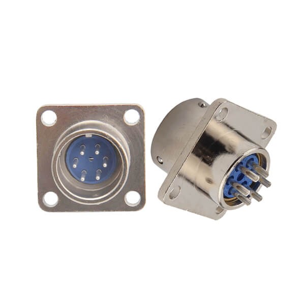 Elecbee 6Pin Circular Connector XS16 Male Flange Mount Aviation Connector