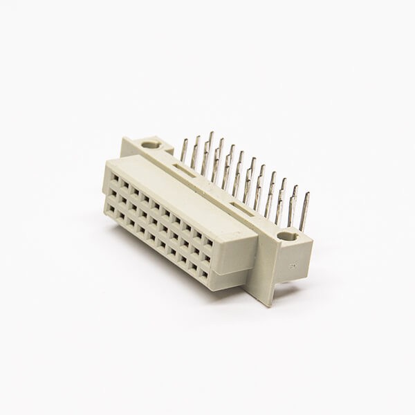 Elecbee Din 41612 Connector Types 30 Pin Right Angle A+B+C 3 Rows Pcb Mount Female Panel Receptacles