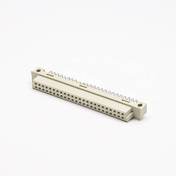 Elecbee Din 41612 Eurocard Connectors Female PH2.54mm 48PIN（A+B）Angled Connector Through Hole for PCB Mount