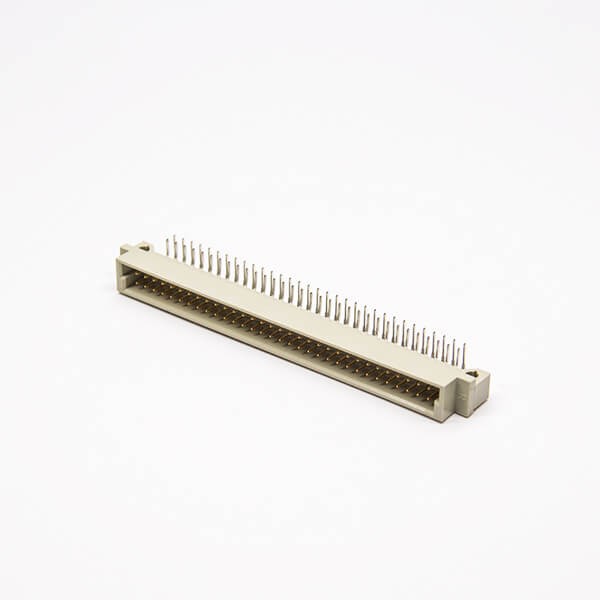 Elecbee Din 41612 Male Connector PH2.54mm 64PIN（A+B）Angled European Socket Through Hole