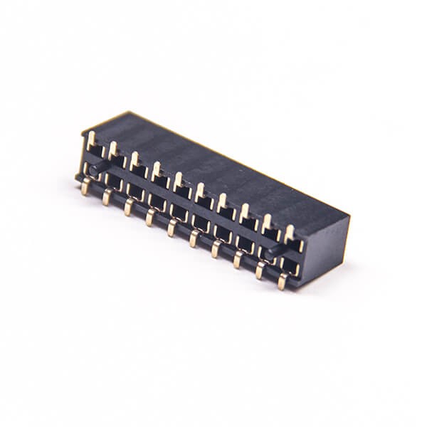 Elecbee PH2.54mm Female Header SMT Type 180 Degree U Type Dual Row 7.1mm palstic Height 2*10 20 Pin