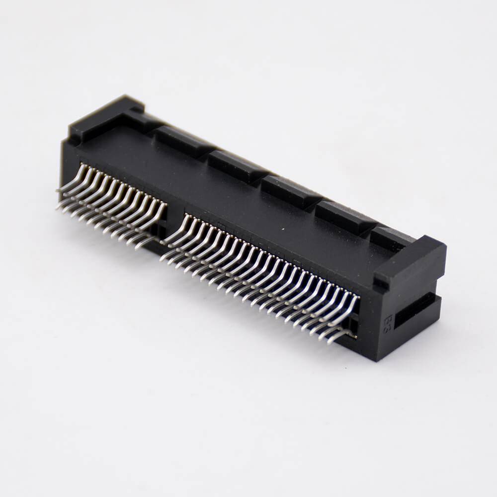 Elecbee PCIE Interface Connector Black Injection 64 Pin 4X Splint Slot