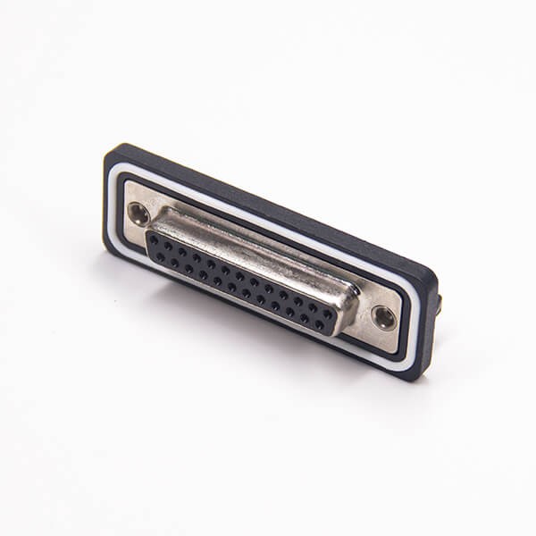Elecbee 25 Way D sub Standard IP67 Type 2 Rows Through Hole Panel Mount 20pcs