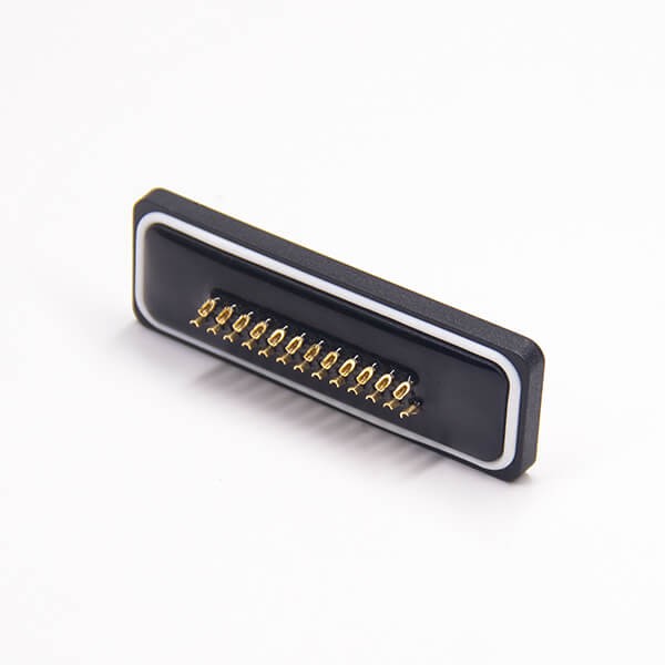 Elecbee D sub 25 Pin Cable Standard IP67 Type 2 Rows Solder Type For Cable 20pcs