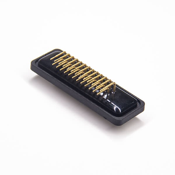 Elecbee D sub 25 Pin Connector Standard IP67 type 2 Rows Through Hole Panel Mount 20pcs